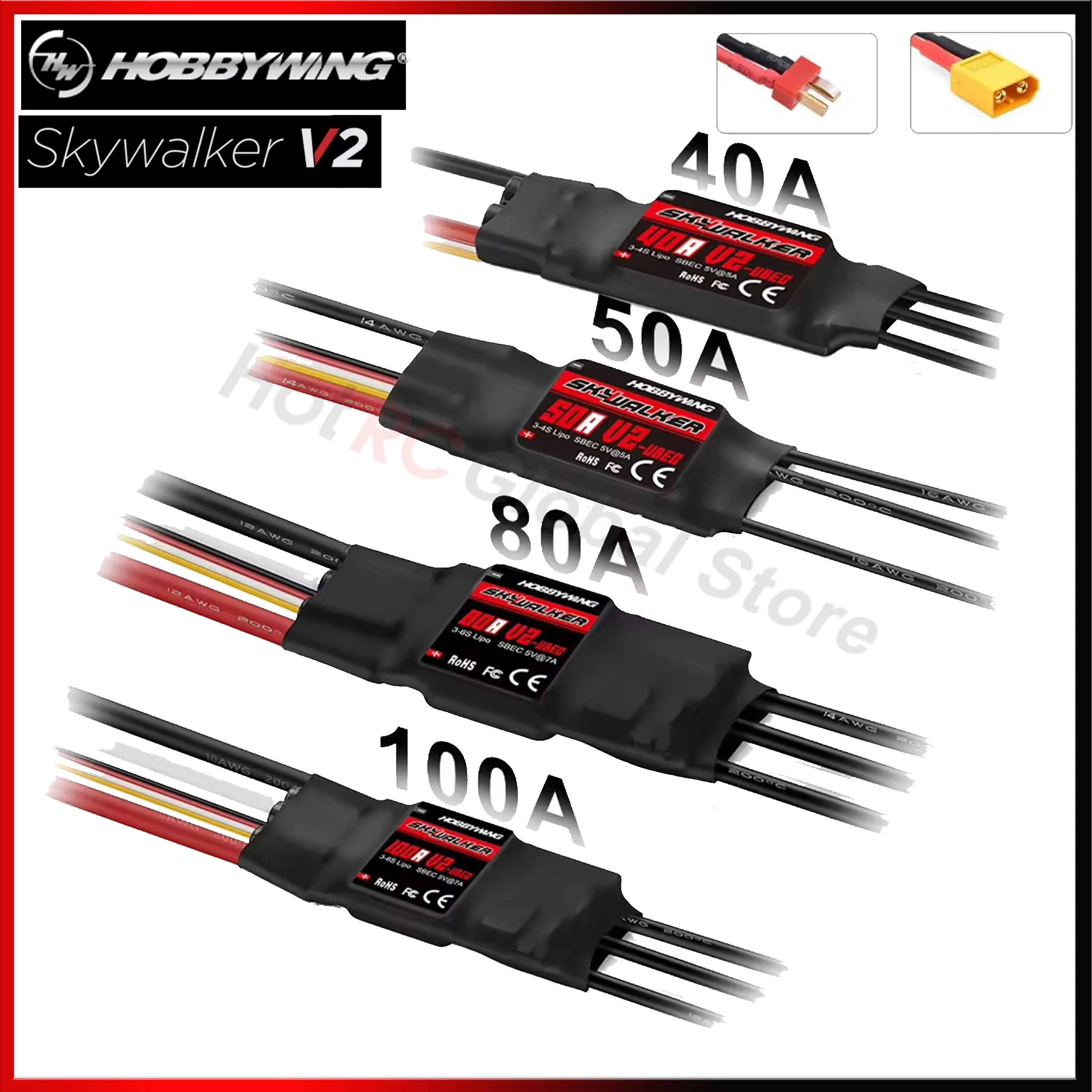 Rc Hobby Wing - HOBBYWING-Controlador de velocidade Skywalker Brushless ESC