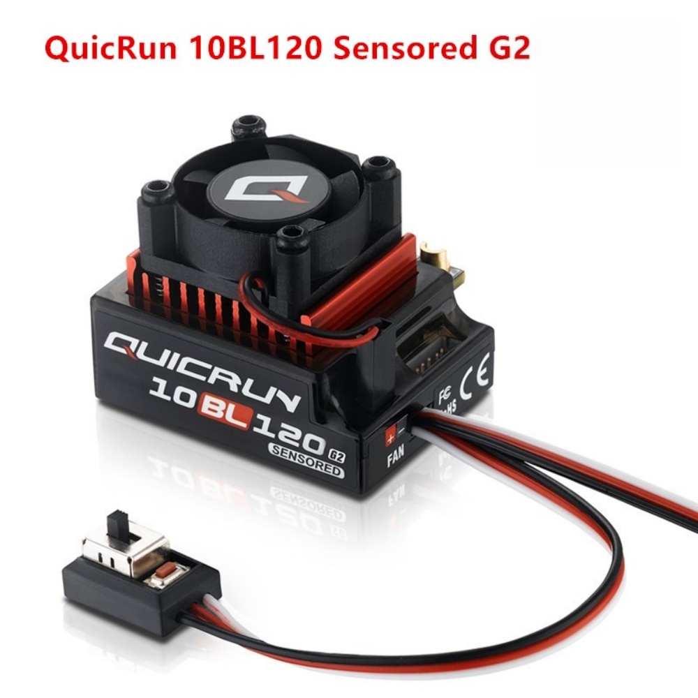Rc Hobby Grade - FATJAY Hobbywing QUICRUN-10BL-120-G2 120A ESC Sensored