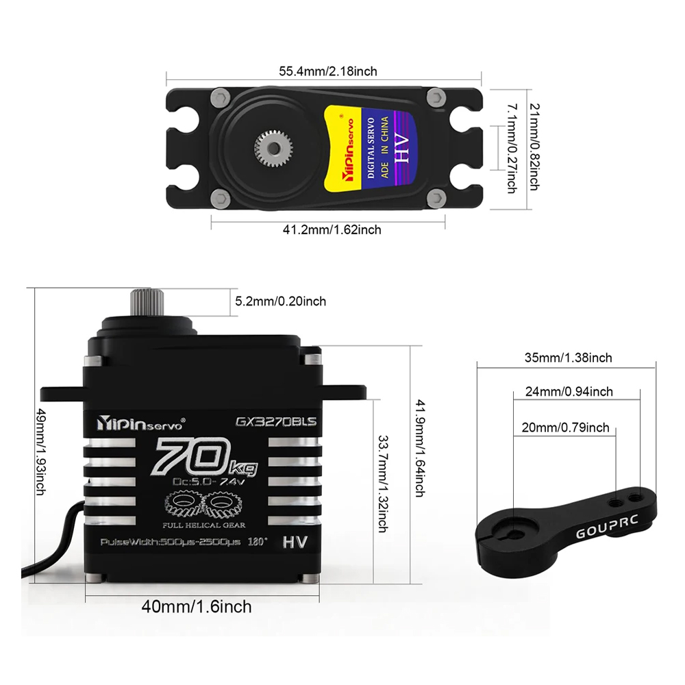Servos Brushless Magnéticos de - Rc Hobby Motors avaliação e preço
