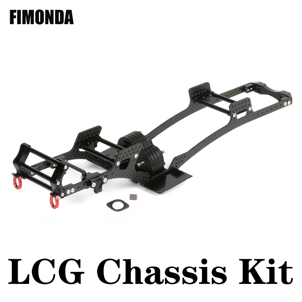 Kit de chassi lcg de fibra de  - Rc Crawler 4X4 avaliação e preço