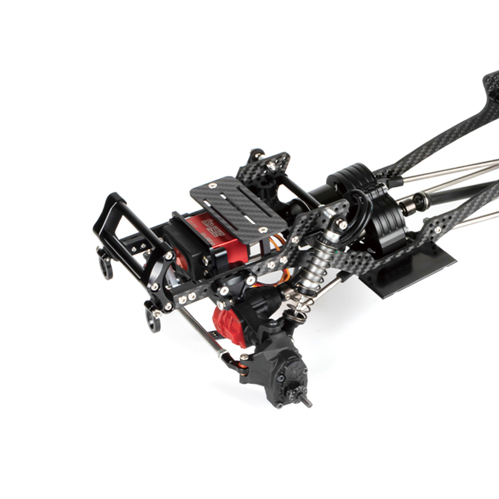 Kit de chassi lcg de fibra de  - Rc Crawler 4X4 avaliação e preço